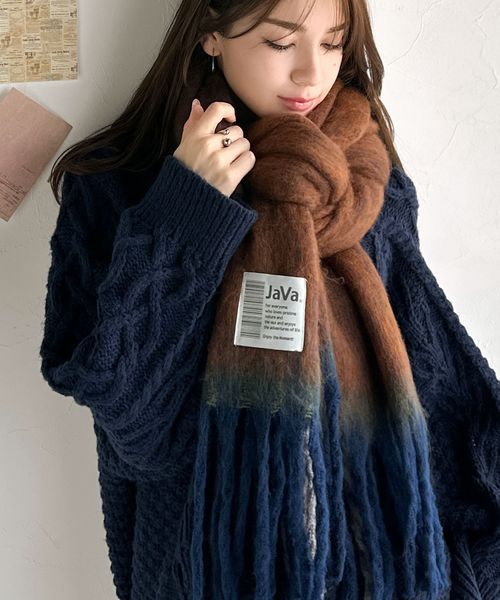 classical elf 《JaVaジャバコラボ》ふんわりあったか。配色ボリュームマフラーjv1240101 ライトベージュ FREE ウィメンズグッズ_JV クラシカルエルフ 570497 and ST アンドエスティ(旧ドットエスティ) classical elf 《JaVaジャバコラボ》ふんわりあったか。配色ボリュームマフラーjv1240101 ライトベージュ FREE ウィメンズグッズ_JV クラシカルエルフ 570497 and ST アンドエスティ(旧ドットエスティ)