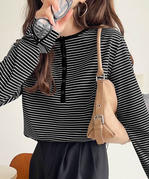 classical elf シンプルだからこそ、こだわりたい。シルケット加工ドット釦ヘンリーTシャツ(長袖)ce1020314 クリア M ウィメンズインナー_CE クラシカルエルフ 578929 and ST アンドエスティ(旧ドットエスティ) classical elf シンプルだからこそ、こだわりたい。シルケット加工ドット釦ヘンリーTシャツ(長袖)ce1020314 クリア M ウィメンズインナー_CE クラシカルエルフ 578929 and ST アンドエスティ(旧ドットエスティ)