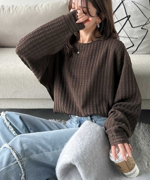 classical elf ゆったりシルエットでこなれ感をプラス。フクレジャガードトップス(長袖)ce1260488 ライトベージュ S ウィメンズインナー_CE クラシカルエルフ 588460 and ST アンドエスティ(旧ドットエスティ) classical elf ゆったりシルエットでこなれ感をプラス。フクレジャガードトップス(長袖)ce1260488 ライトベージュ S ウィメンズインナー_CE クラシカルエルフ 588460 and ST アンドエスティ(旧ドットエスティ)