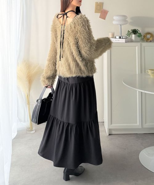 classical elf 二度見の華やかさ。シャギーニット×ティアードキャミワンピースセットce1260511 ホワイト L ウィメンズインナー_CE クラシカルエルフ 589127 and ST アンドエスティ(旧ドットエスティ) classical elf 二度見の華やかさ。シャギーニット×ティアードキャミワンピースセットce1260511 ホワイト L ウィメンズインナー_CE クラシカルエルフ 589127 and ST アンドエスティ(旧ドットエスティ)