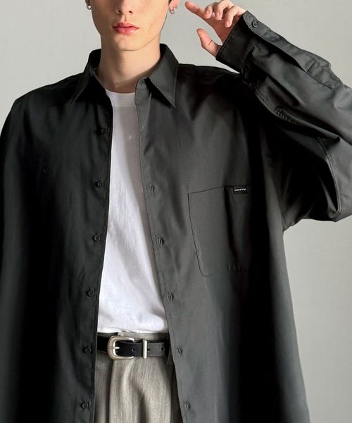 classical elf 【Classical Origin】ゆとりを着る。ネーム付き胸ポケットビッグシャツao1110147 シルバー M メンズインナー_CE クラシカルエルフ 591017 and ST アンドエスティ(旧ドットエスティ) classical elf 【Classical Origin】ゆとりを着る。ネーム付き胸ポケットビッグシャツao1110147 シルバー M メンズインナー_CE クラシカルエルフ 591017 and ST アンドエスティ(旧ドットエスティ)