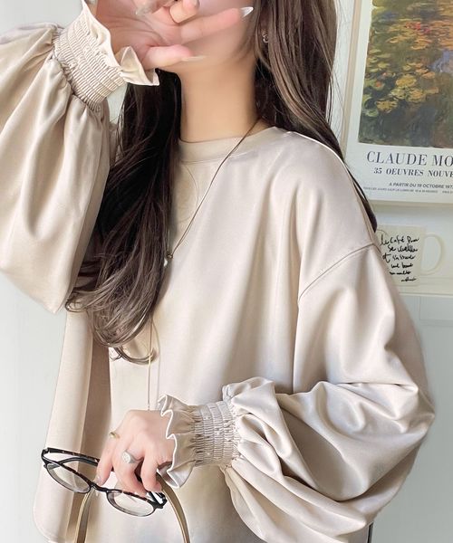 classical elf キャンディスリーブカットジョーゼットブラウスce1050338 オフホワイト S ウィメンズインナー_CE クラシカルエルフ 596201 and ST アンドエスティ（旧ドットエスティ）