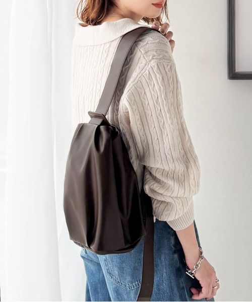 classical elf コーデに合わせて表情が変わる！マルチウェイソフトフェイクレザーショルダーバッグce1029175 ライトベージュ ウィメンズグッズ_CE クラシカルエルフ 597476 and ST アンドエスティ（旧ドットエスティ）