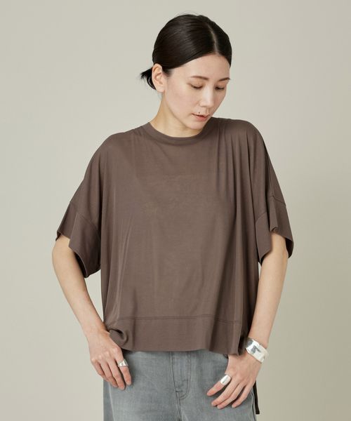 Curensology｜シアーフライスボクシーTシャツ | Rakuten Fashion