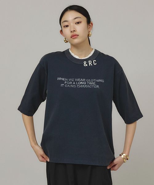 Curensology 【一部追加予約】【UNIVERSAL OVERALL】別注ショートスリーブTシャツ ネイビー FREE ウィメンズインナー_サブ カレンソロジー 292184 and ST アンドエスティ(旧ドットエスティ) Curensology 【一部追加予約】【UNIVERSAL OVERALL】別注ショートスリーブTシャツ ネイビー FREE ウィメンズインナー_サブ カレンソロジー 292184 and ST アンドエスティ(旧ドットエスティ)