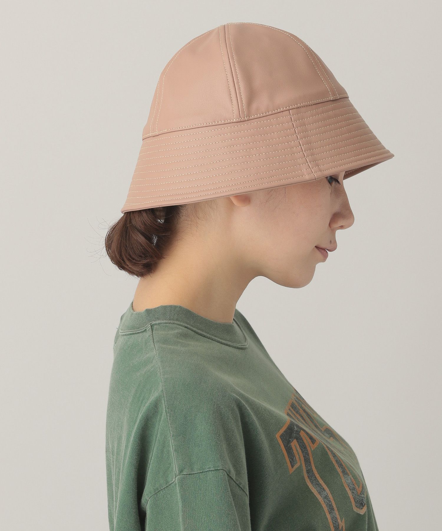 KIJIMATAKAYUKI APPLE LEATHER SAILOR HAT - ハット