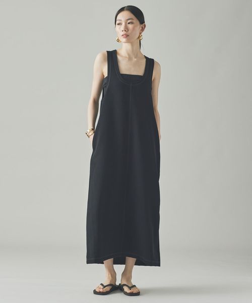 Curensology サテンサブレタンクトップワンピース ブラック FREE ウィメンズワンピース&チュニック カレンソロジー 319410 and ST アンドエスティ(旧ドットエスティ) Curensology サテンサブレタンクトップワンピース ブラック FREE ウィメンズワンピース&チュニック カレンソロジー 319410 and ST アンドエスティ(旧ドットエスティ)