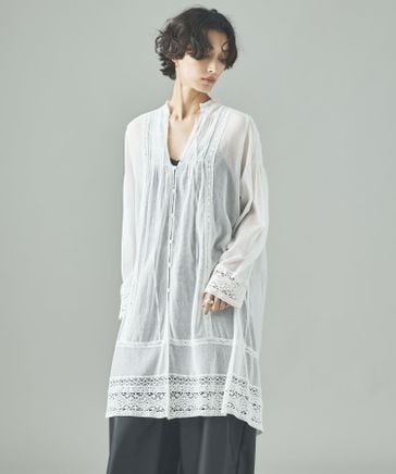 Curensology コットンバテンレースブラウス Curensology｜コットンバテンレースブラウス | Rakuten Fashion