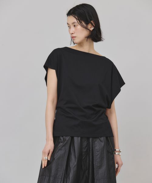 Curensology バックシャーリングTシャツ ブラック FREE ウィメンズインナー カレンソロジー 497085 and ST アンドエスティ(旧ドットエスティ) Curensology バックシャーリングTシャツ ブラック FREE ウィメンズインナー カレンソロジー 497085 and ST アンドエスティ(旧ドットエスティ)