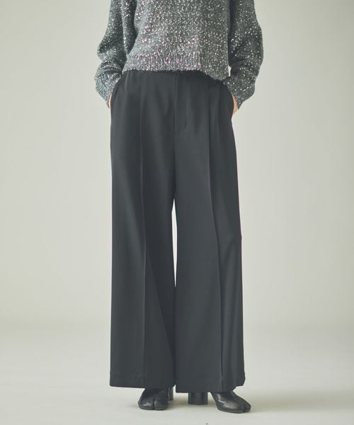 Curensology ツイル2WAYワイドパンツ ブラック FREE ウィメンズボトムス カレンソロジー 572257 and ST アンドエスティ(旧ドットエスティ) Curensology ツイル2WAYワイドパンツ ブラック FREE ウィメンズボトムス カレンソロジー 572257 and ST アンドエスティ(旧ドットエスティ)