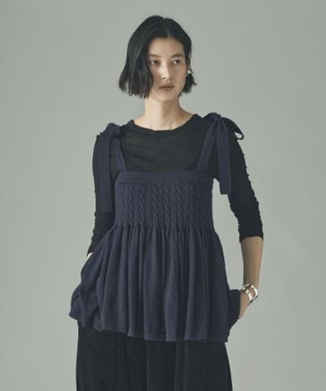 ウールリネンキャミニット | [公式]カレンソロジー（Curensology）通販