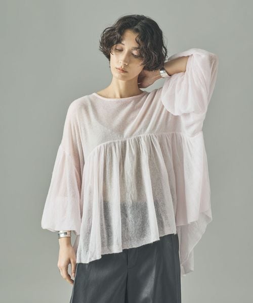 Curensology フラッフィーギャザーニットプルオーバー ピンク FREE ウィメンズインナー カレンソロジー 576245 and ST アンドエスティ(旧ドットエスティ) Curensology フラッフィーギャザーニットプルオーバー ピンク FREE ウィメンズインナー カレンソロジー 576245 and ST アンドエスティ(旧ドットエスティ)