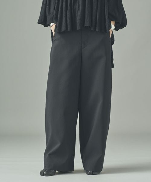 Curensology トリプルクロスパンツ ブラック 36インチ ウィメンズボトムス カレンソロジー 576540 and ST アンドエスティ（旧ドットエスティ）