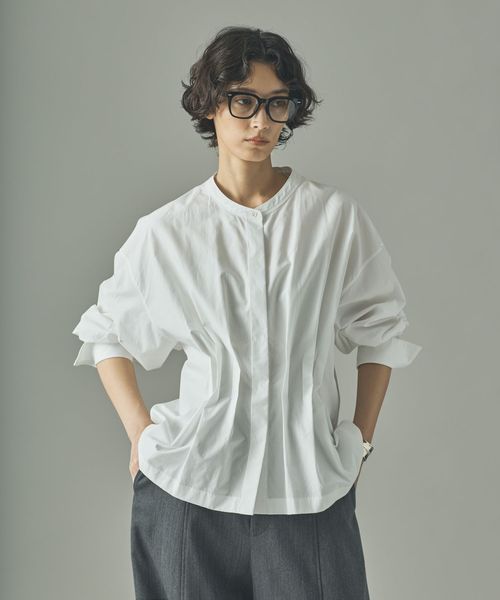 Curensology タックペプラムブラウス ホワイト FREE ウィメンズインナー カレンソロジー 576544 and ST アンドエスティ（旧ドットエスティ）