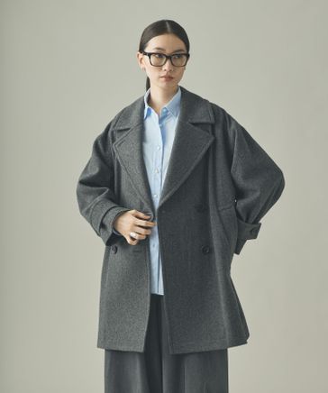 カレンソロジー　ダブルショートコート Pコート ネイビー カレンソロジー ダブルショートコート Pコート ネイビー カレン