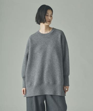 ダブルフェイスロングニットプルオーバー | [公式]カレンソロジー