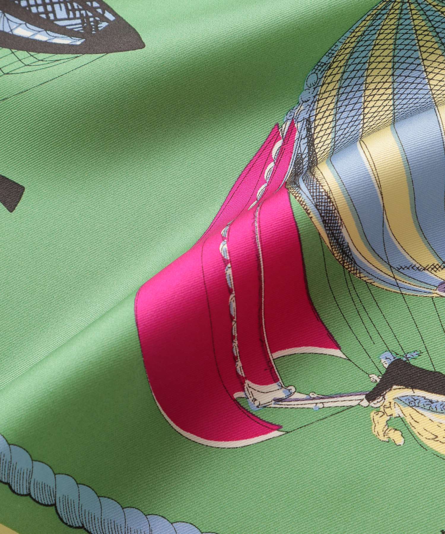 【manipuri】気球柄スカーフ FREE