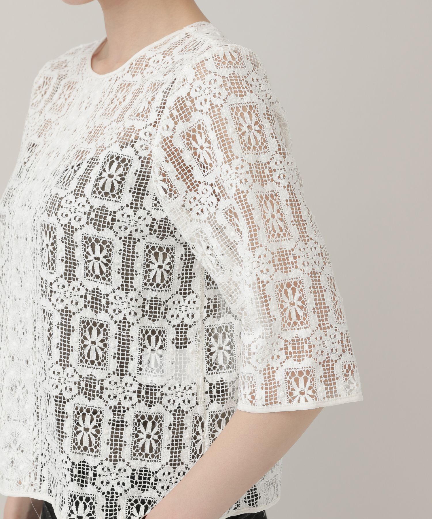 Heriter エリテ CLUNY LACE GILET クルーニーレースジレ