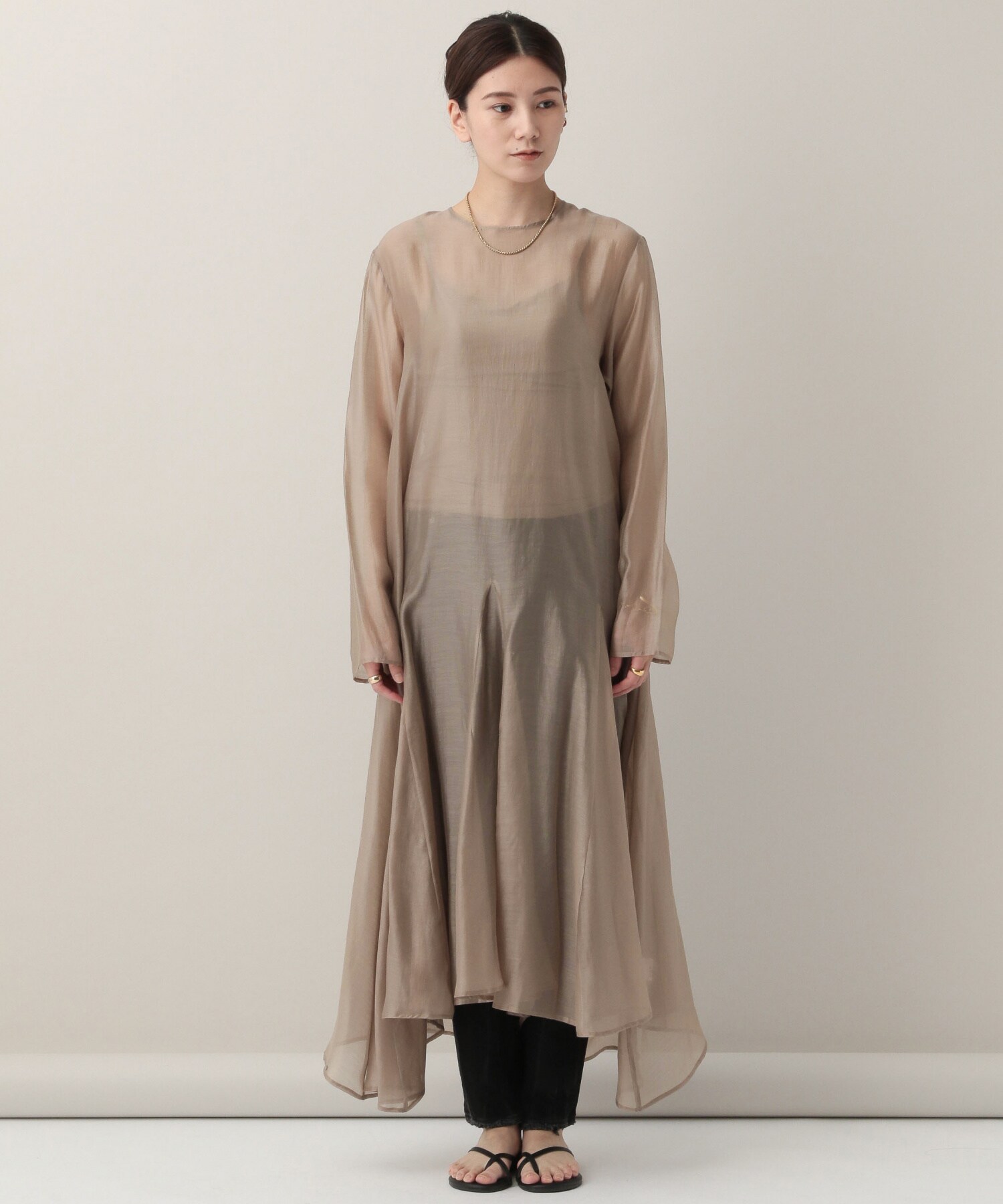 還元祭 Curensology カレンソロジー オーガンジーワンピース 決算特価 送料無料