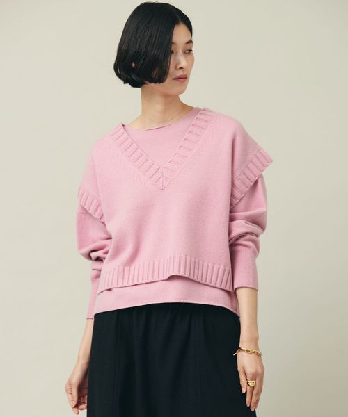 Curensology カシミヤジレ ピンク FREE ウィメンズインナー カレンソロジー 986722 and ST アンドエスティ(旧ドットエスティ) Curensology カシミヤジレ ピンク FREE ウィメンズインナー カレンソロジー 986722 and ST アンドエスティ(旧ドットエスティ)