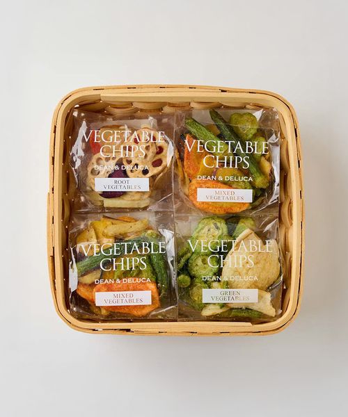 DEAN & DELUCA ベジタブルチップスアソート4pcs クリア 菓子 ディーンアンドデルーカ 601639 and ST アンドエスティ(旧ドットエスティ) DEAN & DELUCA ベジタブルチップスアソート4pcs クリア 菓子 ディーンアンドデルーカ 601639 and ST アンドエスティ(旧ドットエスティ)