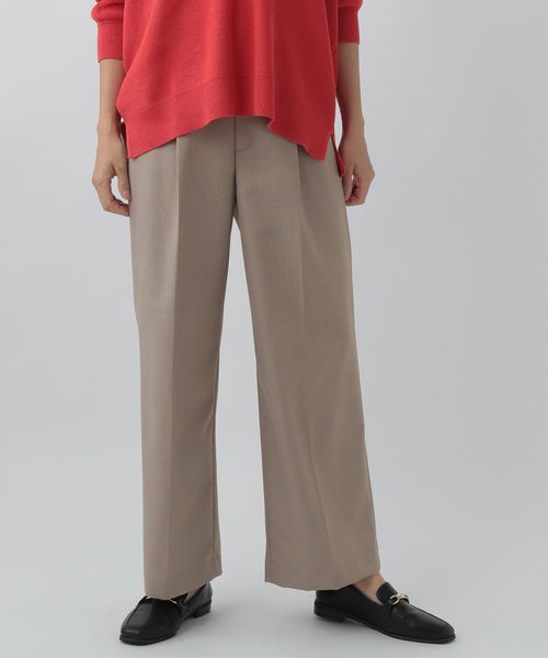 Elura サキソニー風ワイドパンツ ライトベージュ M ウィメンズボトムス エルーラ 100059 ドットエスティ 40代 50代 60代 レディース 婦人服 通勤服 オフィスカジュアル きれいめ 低身長 小柄 二の腕 美脚 体系カバー 着痩せ 太め ぽっちゃり Elura サキソニー風ワイドパンツ ライトベージュ M ウィメンズボトムス エルーラ 100059 ドットエスティ 40代 50代 60代 レディース 婦人服 通勤服 オフィスカジュアル きれいめ 低身長 小柄 二の腕 美脚 体系カバー 着痩せ 太め ぽっちゃり