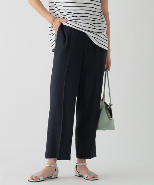 Elura リッチリネンブレンドワイドストレートパンツ ダークブルー S ウィメンズボトムス エルーラ 120812 ドットエスティ 40代 50代 60代 レディース 婦人服 通勤服 オフィスカジュアル きれいめ 低身長 小柄 二の腕 美脚 体系カバー 着痩せ 太め ぽっちゃり Elura リッチリネンブレンドワイドストレートパンツ ダークブルー S ウィメンズボトムス エルーラ 120812 ドットエスティ 40代 50代 60代 レディース 婦人服 通勤服 オフィスカジュアル きれいめ 低身長 小柄 二の腕 美脚 体系カバー 着痩せ 太め ぽっちゃり