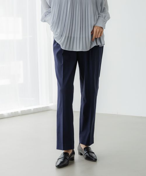 Elura <低身長サイズあり>快適ストレッチテーパードパンツ ネイビー M ウィメンズボトムス エルーラ 133593 ドットエスティ 40代 50代 60代 レディース 婦人服 通勤服 オフィスカジュアル きれいめ 低身長 小柄 二の腕 美脚 体系カバー 着痩せ 太め ぽっちゃり Elura <低身長サイズあり>快適ストレッチテーパードパンツ ネイビー M ウィメンズボトムス エルーラ 133593 ドットエスティ 40代 50代 60代 レディース 婦人服 通勤服 オフィスカジュアル きれいめ 低身長 小柄 二の腕 美脚 体系カバー 着痩せ 太め ぽっちゃり
