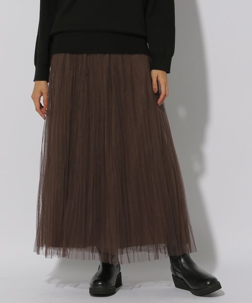 Elura チュールフレアスカート ブラウン FREE ウィメンズボトムス エルーラ 143179 ドットエスティ 40代 50代 60代 レディース 婦人服 通勤服 オフィスカジュアル きれいめ 低身長 小柄 二の腕 美脚 体系カバー 着痩せ 太め ぽっちゃり Elura チュールフレアスカート ブラウン FREE ウィメンズボトムス エルーラ 143179 ドットエスティ 40代 50代 60代 レディース 婦人服 通勤服 オフィスカジュアル きれいめ 低身長 小柄 二の腕 美脚 体系カバー 着痩せ 太め ぽっちゃり