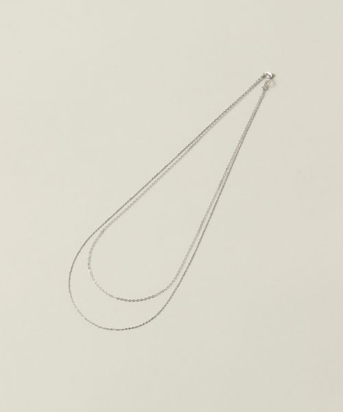 Elura 【Elca Accessory】<Shine>SV925ダブルスパークルネックレス ライトグレー ウィメンズグッズ エルーラ 149565 ドットエスティ 40代 50代 60代 レディース 婦人服 通勤服 オフィスカジュアル きれいめ 低身長 小柄 二の腕 美脚 体系カバー 着痩せ 太め ぽっちゃり Elura 【Elca Accessory】<Shine>SV925ダブルスパークルネックレス ライトグレー ウィメンズグッズ エルーラ 149565 ドットエスティ 40代 50代 60代 レディース 婦人服 通勤服 オフィスカジュアル きれいめ 低身長 小柄 二の腕 美脚 体系カバー 着痩せ 太め ぽっちゃり