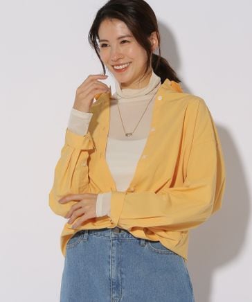 4202 elura シャツ イエロー L 新品未使用 4202 elura シャツ イエロー L 新品未使用の通販 by panda select's