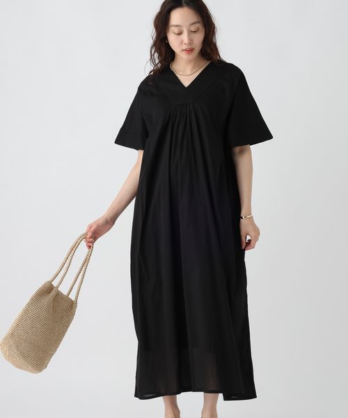 Elura ボイルVネックワンピース<低身長サイズあり> ブラック FREE ウィメンズワンピース エルーラ 289365 ドットエスティ 40代 50代 60代 レディース 婦人服 通勤服 オフィスカジュアル きれいめ 低身長 小柄 二の腕 美脚 体系カバー 着痩せ 太め ぽっちゃり Elura ボイルVネックワンピース<低身長サイズあり> ブラック FREE ウィメンズワンピース エルーラ 289365 ドットエスティ 40代 50代 60代 レディース 婦人服 通勤服 オフィスカジュアル きれいめ 低身長 小柄 二の腕 美脚 体系カバー 着痩せ 太め ぽっちゃり