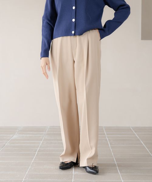 Elura マルチシーズンゆるテーパードパンツ<低身長サイズあり> ベージュ M ウィメンズボトムス エルーラ 291064 ドットエスティ 40代 50代 60代 レディース 婦人服 通勤服 オフィスカジュアル きれいめ 低身長 小柄 二の腕 美脚 体系カバー 着痩せ 太め ぽっちゃり Elura マルチシーズンゆるテーパードパンツ<低身長サイズあり> ベージュ M ウィメンズボトムス エルーラ 291064 ドットエスティ 40代 50代 60代 レディース 婦人服 通勤服 オフィスカジュアル きれいめ 低身長 小柄 二の腕 美脚 体系カバー 着痩せ 太め ぽっちゃり