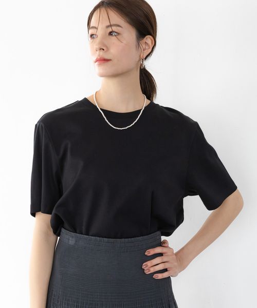 Elura 【汗じみ軽減】サマ見えベーシックTシャツ ブラック S ウィメンズインナー エルーラ 318892 ドットエスティ 40代 50代 60代 レディース 婦人服 通勤服 オフィスカジュアル きれいめ 低身長 小柄 二の腕 美脚 体系カバー 着痩せ 太め ぽっちゃり Elura 【汗じみ軽減】サマ見えベーシックTシャツ ブラック S ウィメンズインナー エルーラ 318892 ドットエスティ 40代 50代 60代 レディース 婦人服 通勤服 オフィスカジュアル きれいめ 低身長 小柄 二の腕 美脚 体系カバー 着痩せ 太め ぽっちゃり