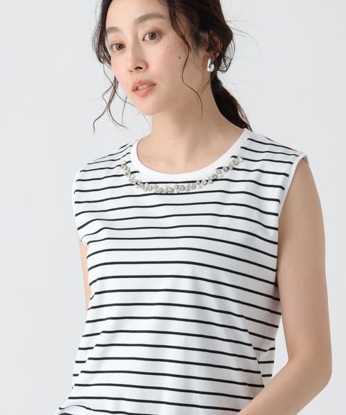 Elura サマ見えビジューTシャツ オフホワイト FREE ウィメンズインナー エルーラ 318898 ドットエスティ 40代 50代 60代 レディース 婦人服 通勤服 オフィスカジュアル きれいめ 低身長 小柄 二の腕 美脚 体系カバー 着痩せ 太め ぽっちゃり Elura サマ見えビジューTシャツ オフホワイト FREE ウィメンズインナー エルーラ 318898 ドットエスティ 40代 50代 60代 レディース 婦人服 通勤服 オフィスカジュアル きれいめ 低身長 小柄 二の腕 美脚 体系カバー 着痩せ 太め ぽっちゃり