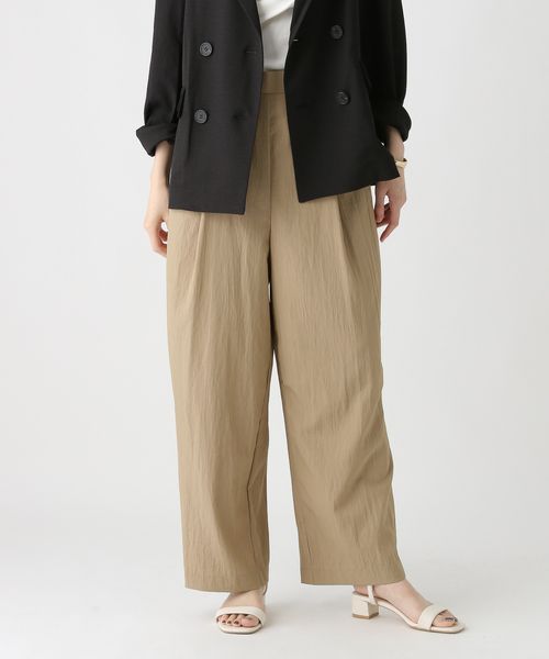 Elura クロスタックワイドパンツ ベージュ M ウィメンズボトムス エルーラ 322546 ドットエスティ 40代 50代 60代 レディース 婦人服 通勤服 オフィスカジュアル きれいめ 低身長 小柄 二の腕 美脚 体系カバー 着痩せ 太め ぽっちゃり Elura クロスタックワイドパンツ ベージュ M ウィメンズボトムス エルーラ 322546 ドットエスティ 40代 50代 60代 レディース 婦人服 通勤服 オフィスカジュアル きれいめ 低身長 小柄 二の腕 美脚 体系カバー 着痩せ 太め ぽっちゃり