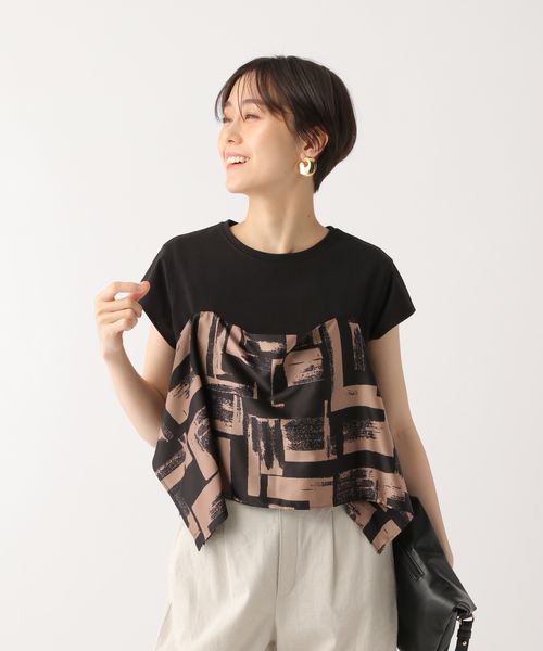 Elura スカーフドッキングTシャツ ブラック FREE ウィメンズインナー エルーラ 322550 ドットエスティ 40代 50代 60代 レディース 婦人服 通勤服 オフィスカジュアル きれいめ 低身長 小柄 二の腕 美脚 体系カバー 着痩せ 太め ぽっちゃり Elura スカーフドッキングTシャツ ブラック FREE ウィメンズインナー エルーラ 322550 ドットエスティ 40代 50代 60代 レディース 婦人服 通勤服 オフィスカジュアル きれいめ 低身長 小柄 二の腕 美脚 体系カバー 着痩せ 太め ぽっちゃり