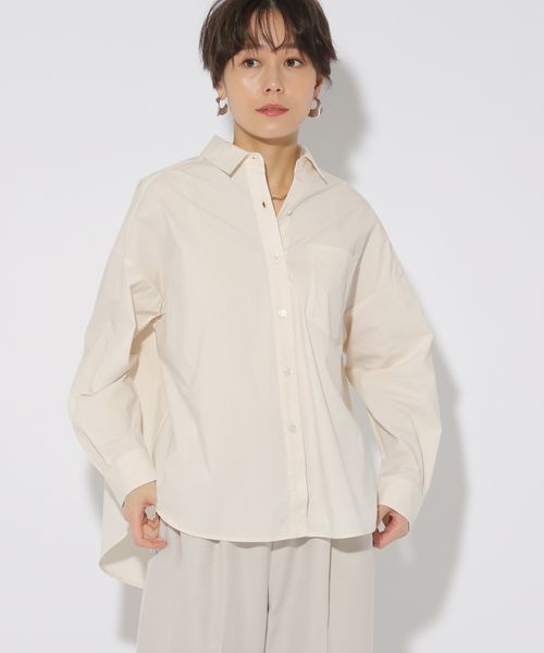 Elura ハリ感ストレッチシャツ ホワイト FREE ウィメンズインナー エルーラ 323311 ドットエスティ 40代 50代 60代 レディース 婦人服 通勤服 オフィスカジュアル きれいめ 低身長 小柄 二の腕 美脚 体系カバー 着痩せ 太め ぽっちゃり Elura ハリ感ストレッチシャツ ホワイト FREE ウィメンズインナー エルーラ 323311 ドットエスティ 40代 50代 60代 レディース 婦人服 通勤服 オフィスカジュアル きれいめ 低身長 小柄 二の腕 美脚 体系カバー 着痩せ 太め ぽっちゃり