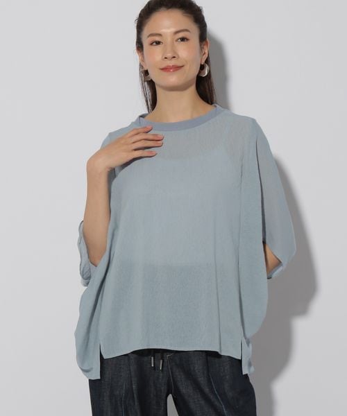 Elura シアーメランジプルオーバー ライトブルー M ウィメンズインナー エルーラ 324909 ドットエスティ 40代 50代 60代 レディース 婦人服 通勤服 オフィスカジュアル きれいめ 低身長 小柄 二の腕 美脚 体系カバー 着痩せ 太め ぽっちゃり Elura シアーメランジプルオーバー ライトブルー M ウィメンズインナー エルーラ 324909 ドットエスティ 40代 50代 60代 レディース 婦人服 通勤服 オフィスカジュアル きれいめ 低身長 小柄 二の腕 美脚 体系カバー 着痩せ 太め ぽっちゃり