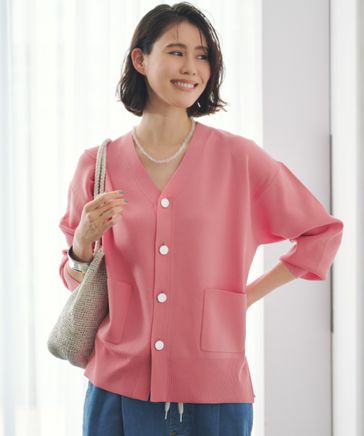追加予約】＜WEB限定＞もっちり立体オーバーカーディガン