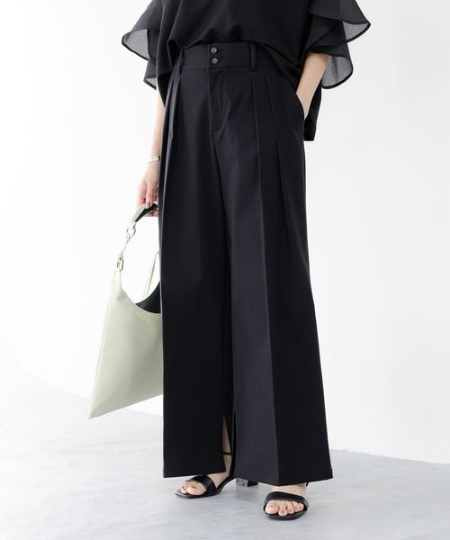 Elura 快適ストレッチワイドパンツ〈低身長サイズあり〉 ブラック L ウィメンズボトムス エルーラ 328378 ドットエスティ 40代 50代 60代 レディース 婦人服 通勤服 オフィスカジュアル きれいめ 低身長 小柄 二の腕 美脚 体系カバー 着痩せ 太め ぽっちゃり Elura 快適ストレッチワイドパンツ〈低身長サイズあり〉 ブラック L ウィメンズボトムス エルーラ 328378 ドットエスティ 40代 50代 60代 レディース 婦人服 通勤服 オフィスカジュアル きれいめ 低身長 小柄 二の腕 美脚 体系カバー 着痩せ 太め ぽっちゃり