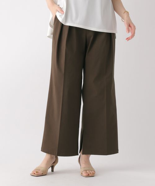 Elura 快適ストレッチワイドパンツ〈低身長サイズあり〉 ブラウン ウィメンズボトムス エルーラ 328378 ドットエスティ 40代 50代 60代 レディース 婦人服 通勤服 オフィスカジュアル きれいめ 低身長 小柄 二の腕 美脚 体系カバー 着痩せ 太め ぽっちゃり Elura 快適ストレッチワイドパンツ〈低身長サイズあり〉 ブラウン ウィメンズボトムス エルーラ 328378 ドットエスティ 40代 50代 60代 レディース 婦人服 通勤服 オフィスカジュアル きれいめ 低身長 小柄 二の腕 美脚 体系カバー 着痩せ 太め ぽっちゃり