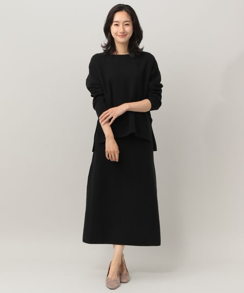 ニットスカートセットアップ M