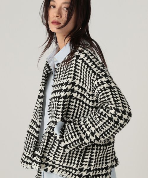 Elura フリンジチェックニットジャケット ライトグレー FREE ウィメンズインナー エルーラ 431372 ドットエスティ 40代 50代 60代 レディース 婦人服 通勤服 オフィスカジュアル きれいめ 低身長 小柄 二の腕 美脚 体系カバー 着痩せ 太め ぽっちゃり Elura フリンジチェックニットジャケット ライトグレー FREE ウィメンズインナー エルーラ 431372 ドットエスティ 40代 50代 60代 レディース 婦人服 通勤服 オフィスカジュアル きれいめ 低身長 小柄 二の腕 美脚 体系カバー 着痩せ 太め ぽっちゃり