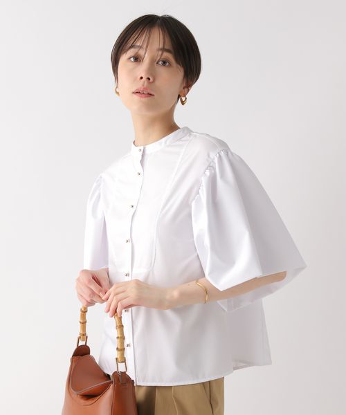 Elura 袖フリルメタルボタンブラウス ホワイト FREE ウィメンズインナー エルーラ 450245 ドットエスティ 40代 50代 60代 レディース 婦人服 通勤服 オフィスカジュアル きれいめ 低身長 小柄 二の腕 美脚 体系カバー 着痩せ 太め ぽっちゃり Elura 袖フリルメタルボタンブラウス ホワイト FREE ウィメンズインナー エルーラ 450245 ドットエスティ 40代 50代 60代 レディース 婦人服 通勤服 オフィスカジュアル きれいめ 低身長 小柄 二の腕 美脚 体系カバー 着痩せ 太め ぽっちゃり