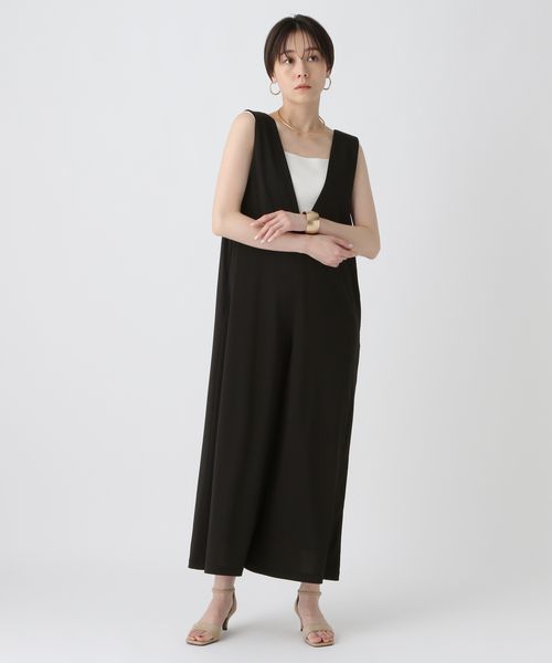 Elura サマーイージーケアサロペット〈低身長サイズあり〉 ブラック ウィメンズワンピース エルーラ 450754 ドットエスティ 40代 50代 60代 レディース 婦人服 通勤服 オフィスカジュアル きれいめ 低身長 小柄 二の腕 美脚 体系カバー 着痩せ 太め ぽっちゃり Elura サマーイージーケアサロペット〈低身長サイズあり〉 ブラック ウィメンズワンピース エルーラ 450754 ドットエスティ 40代 50代 60代 レディース 婦人服 通勤服 オフィスカジュアル きれいめ 低身長 小柄 二の腕 美脚 体系カバー 着痩せ 太め ぽっちゃり