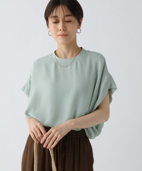 Elura サラサラサマーフレンチコンビTシャツ グリーン L ウィメンズインナー エルーラ 451128 ドットエスティ 40代 50代 60代 レディース 婦人服 通勤服 オフィスカジュアル きれいめ 低身長 小柄 二の腕 美脚 体系カバー 着痩せ 太め ぽっちゃり Elura サラサラサマーフレンチコンビTシャツ グリーン L ウィメンズインナー エルーラ 451128 ドットエスティ 40代 50代 60代 レディース 婦人服 通勤服 オフィスカジュアル きれいめ 低身長 小柄 二の腕 美脚 体系カバー 着痩せ 太め ぽっちゃり