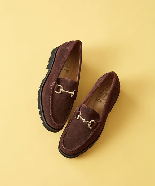 Elura アルテサノススエードローファー ブラウン 36インチ ウィメンズグッズ エルーラ 454937 ドットエスティ 40代 50代 60代 レディース 婦人服 通勤服 オフィスカジュアル きれいめ 低身長 小柄 二の腕 美脚 体系カバー 着痩せ 太め ぽっちゃり