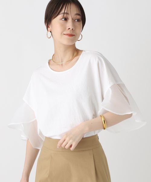 Elura チューリップ袖プルオーバー ホワイト FREE ウィメンズインナー エルーラ 491473 ドットエスティ 40代 50代 60代 レディース 婦人服 通勤服 オフィスカジュアル きれいめ 低身長 小柄 二の腕 美脚 体系カバー 着痩せ 太め ぽっちゃり Elura チューリップ袖プルオーバー ホワイト FREE ウィメンズインナー エルーラ 491473 ドットエスティ 40代 50代 60代 レディース 婦人服 通勤服 オフィスカジュアル きれいめ 低身長 小柄 二の腕 美脚 体系カバー 着痩せ 太め ぽっちゃり