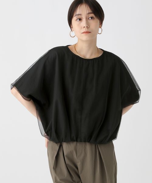 Elura チュールバルーンTシャツ ブラック FREE ウィメンズインナー エルーラ 491474 ドットエスティ 40代 50代 60代 レディース 婦人服 通勤服 オフィスカジュアル きれいめ 低身長 小柄 二の腕 美脚 体系カバー 着痩せ 太め ぽっちゃり Elura チュールバルーンTシャツ ブラック FREE ウィメンズインナー エルーラ 491474 ドットエスティ 40代 50代 60代 レディース 婦人服 通勤服 オフィスカジュアル きれいめ 低身長 小柄 二の腕 美脚 体系カバー 着痩せ 太め ぽっちゃり